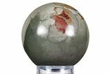 Polished Polychrome Jasper Sphere - Madagascar #358981-1